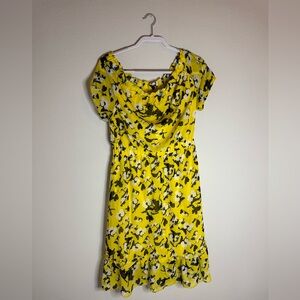 Floral Yellow Dress
